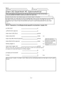 Chem 162 Experiment #5: Spectrochemical Series/Chem162 Lab 5 Spectrochemical Series Report