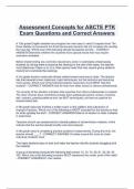 Assessment Concepts for ABCTE P TK Exam Questions and Correct Answers