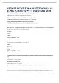 CATA PRACTICE EXAM QUESTIONS (CH 1-5) AND ANSWERS WITH SOLUTIONS 2024