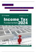 TEST BANK for Income Tax Fundamentals 2024, 42nd Edition by Gerald Whittenburg; ISBN: 9780357900932, All 12 Chapters Covered, Verified Latest Edition