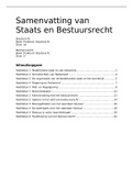 Staats- en Bestuursrecht Samenvatting 