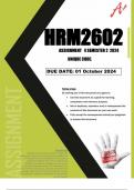 HRM2602 assignment 4 semester 2 2024 (Full solutions)