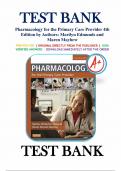 Test Bank - Pharmacology for the Primary Care Provider, 4th Edition (Edmunds, 2014), Chapter 1-73 | All Chapters