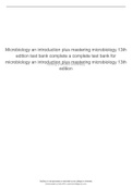 Microbiology an introduction plus mastering microbiology 13th edition test bank complete a complete test bank for microbiology an introduction plus mastering microbiology 13th edition