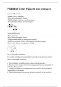 PCB3063 Exam 1Quizes and answers