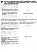 DCF CHILD ABUSE AND NEGLET (CAAN) EXAM NEWEST 2024-2025 ACTUAL EXAM COMPLETE 73QUESTIONS AND CORRECT DETAILED ANSWERS (VERIFIED ANSWERS)