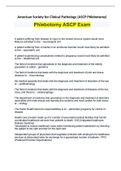 American Society for Clinical Pathology (ASCP Phlebotomy) Phlebotomy ASCP Exam solution guide, 2022.