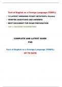 TOEFL Question Bank (13 LATEST VERSIONS/STUDY SETS/TESTs/Exams) includes correct answers and questions.