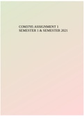 COM3705 ASSIGNMENT 1 SEMESTER 1 & SEMESTER 2021