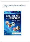 Test Bank for Calculate with Confidence, 8th Edition by Gray Morris