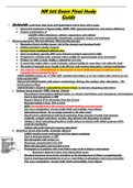 NR 565 Exam Final Study Guide