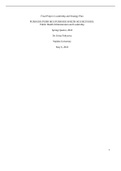 Final Project: Leadership and Strategy Plan PUBH 6031/PUBH 8031/PUBH 8031H/HLTH 6031/HLTH 8031: Public Health Administration and Leadership