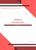 Woordenschat Frans II, module 4, 2e jaar rechtspraktijk, 2021-2022