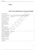          EUNICE     TNCC 8th Edition Provider Exam WITH QUESTIONS AND 100% SURE ANSWERS   Terms in this set (50)  EMS brings a patient who fell while riding his bicycle. Using the American College of Surgeons screening guidelines, which assessment finding