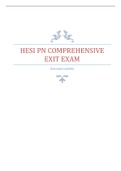 HESI PN COMPREHENSIVE EXIT EXAM