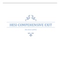 HESI EXIT COMPREHENSIVE