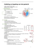 Celdeling en bepaling van het geslacht - samenvatting
