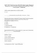 NR571/ NR 571 Final Exam (Latest 2024/ 2025 Update) Complex Diagnosis & Management in Acute Care Review | Questions and Verified Answers| 100% Correct |Grade A – Chamberlain