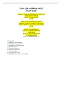 EXAM 2 OB MATERNAL NR 327 STUDY GUIDE