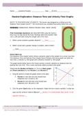 PHYS 1307 Distance-Time-Velocity-Gizmo