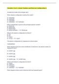 Chemistry Test 2- Atomic Numbers and Electron Configurations 4