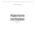 samenvatting algemene rechtsleer