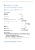 Samenvatting Physics for Scientists and Engineers, ISBN: 9781405886093  Fysica: Mechanica (X_430060)