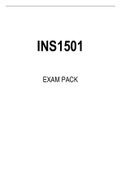 INS1501 EXAM PACK 2022