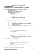 Uitgebreide Samenvatting Inleiding Psychologie 