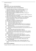 CHEM 120 OL Lab 4: Ionic and Covalent Bonds Part 1: Complete Labster Lab Ionic and Covalent Bonds