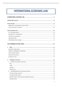 summary international economic law 