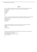 NUR3870 QUIZ 3 STUDY GUIDE ALREADY GRADED A