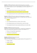 PHIL 347N Week 8 Final Exam Questions with Answers: Chamberlain College of Nursing