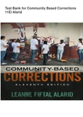 Test Bank for Community Based Corrections 11El Alarid.pdf