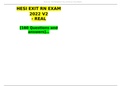 HESI EXIT RN EXAM V2 2022 (NEW)!