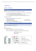 Samenvatting inleiding tot de genetica