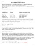  GENERAL CH 1412 Ch. 5 Summary of Gas Laws Review