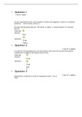 NRNP 6568 Week 7 Knowledge Check - Endocrine Conditions (100% Correct)