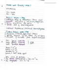 Atoms and Quanta Lecture Notes (PHY1040) 