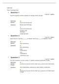 NRNP6568 Week 3 Knowledge Check - HEENT Conditions (100% Correct Jan 2022)