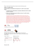 U15A2 Learning aim C: Examine AC and DC production and health and safety aspects in domestic and industrial applications