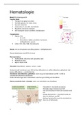 Samenvatting les hematologie