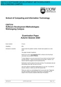 CSIT314 SOFTWARE DEVELOPMENT METHODOLOGIES WOLLONGONG CAMPUS