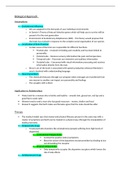 Summary of the Biological Approach (PY1 - Approaches in Psychology)