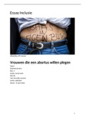 essay inclusie (sociale ongelijkheid) Abortus