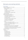 Samenvatting  Statistiek Voor Pedagogen, Deel 1 En Deel 2 (POR95a)