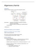 Samenvatting algemene chemie