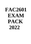 FAC2601  EXAM  PACK  2022