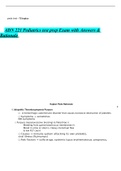     ADN 221 Pediatrics test prep Exam with Answers & Rationale 