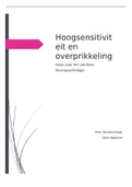 Essay hoogsensitiviteit en overprikkeling minor Neuropsychologie